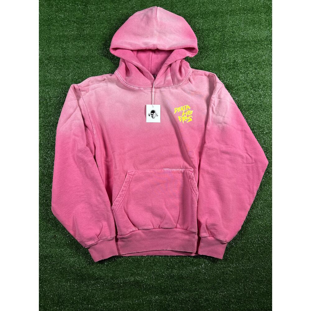 Warren Lotas Pink 'Death, Life, Eyes' Men's Pullover Hoodie - Size Small